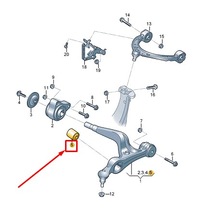 фото thumb №1, Audi e-tron gt передня частина suspension амортизатор капота підшипник 971407516