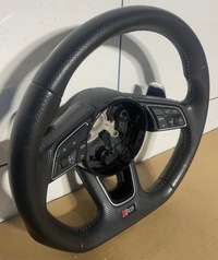 фото thumb №5, Audi rs4 rs5 8w руль кожа лепестки срезанная