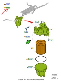 фото thumb №1, Фильтр топлива 2.2 tdci ford transit mk6 mk7 custom