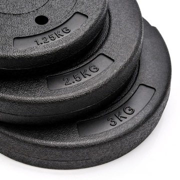 HANTLE REGULOWANE BITUMICZNE ZE SZTANGĄ 2x20kg zestaw hantli z łącznikiem