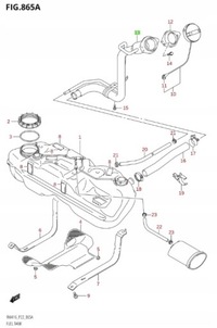 фото thumb №10, Fiat sedici 2006-2013 - труба заливной топлива