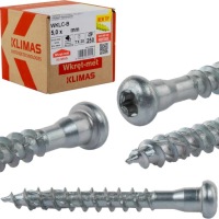 Шурупы для столярных соединений 5x35 мм 250 шт. TORX Klimas WKLC