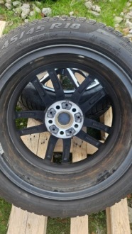 фото thumb №13, Диски bmw g30 8x18" 5x112 8093915 шины pirelli зимний 245/45 r18 2024 r