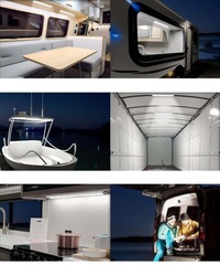фото thumb №12, 2x bus лампа 168 led дополнительные освещение łódź jacht kamper tir itp 12v