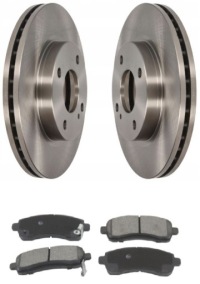 Купить Тормозные диски тормозные перед + тормозные колодки к ford fiesta mk7 ka+ 3, фото thumb