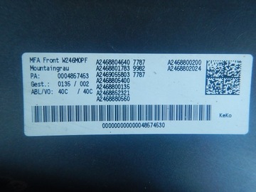 фото thumb №12, Mercedes b w246 рестайлинг 14- бампер перед переднее a2468804640 оригинал