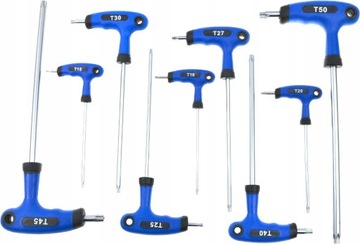 НАБОР ОТВЕРТОК TORX ТИПА T 9 шт. T10- T50