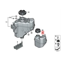 фото thumb №8, Bmw 1 f21 f20 lci бак розширювальний рідина охолоджуючий 17138617045