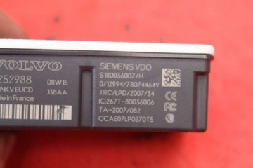 фото thumb №6, Блок управления модуль центрального замка 31252988 volvo xc70 2 ii универсал 07-13