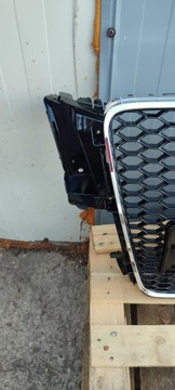 фото thumb №3, Решётка радиатора решётка audi a5 s5 b8 8t 03.2007r - 10.2011r дорестайлинг pod pdc хром