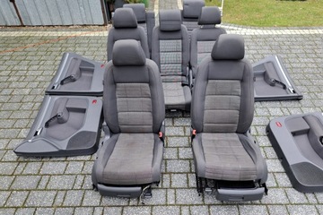 фото thumb №14, Vw touran i 7 человек комплект сидений 3 rzędy обшивки дверь