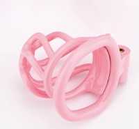 Легкая розовая поясная клетка целомудрия для пениса Chastity Cage