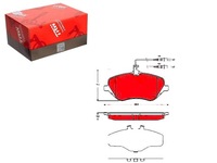 фото thumb №1, Тормозные колодки тормозные peugeot перед 407 04- trw