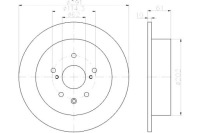 фото thumb №1, Hella тормозные диски тормозные 2szt lexus is c 250 gse2_