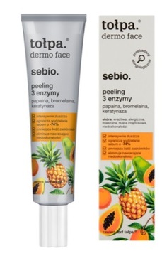 TOŁPA Dermo Face Sebio. Пилинг для лица - 3 Энзима 40мл