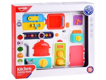Манипулятивная доска для кухни со звуковыми эффектами и подсветкой Montessori ZA4658