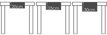 ДОРОЖКА ДЛЯ СТОЛИКА, МАТОВЫЙ ГЛАДКИЙ СТОЛ 40x120
