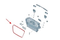 фото thumb №4, Рамка решетка хромированная 8v4853653 audi rs3 8v4 2015-2017 przed liftingiem