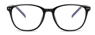 OKULARY KOREKCYJNE PLUSY niebieskie +4