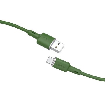 Кабель Acefast USB - USB Type C 1,2 м, 3А зеленый