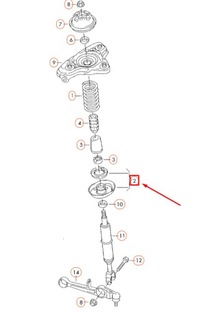 фото thumb №7, Audi a4 b7 передняя часть lower spring disc 8e0412066b