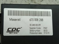 фото thumb №5, Модуль блок управления подвеска cdc maserati ghibli 670008288