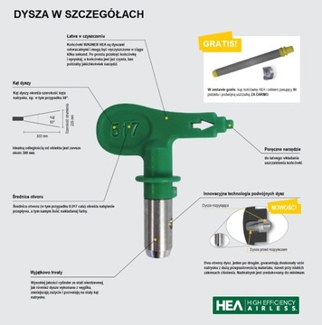 HEA ProTip 615 Безвоздушное сопло WAGNER 3в1