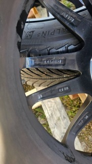 фото thumb №12, Диски mercedes audi 18" 8.5j et40 шини зимовий michelin 235/50/18 2019 r