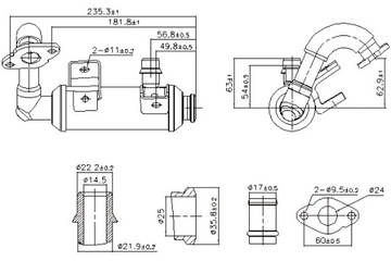 фото thumb №2, Радиаторов выхлопных газов ford c-max focus c-max focus ii galaxy ii mondeo iv