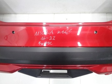фото thumb №11, Nissan micra k14 бампер зад задній 16-22r pdc