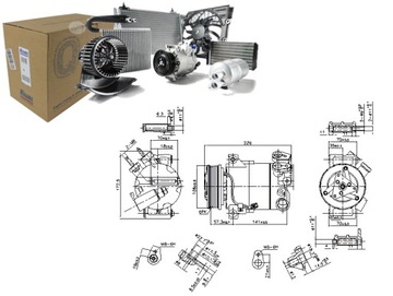 фото thumb №1, Компрессор кондиционера ford c-max ii focus iii grand c-max tourneo