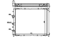 Nissens радиатор воды renault clio 2 1.4 b/cb0c Цена, фото thumb
