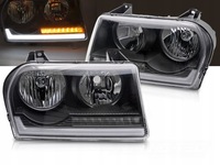 фото thumb №1, Фары лампы chrysler 300c 05-08 led бар динамический чёрный супер эффект!