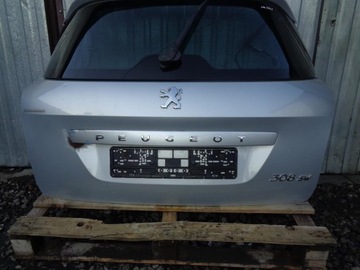 фото thumb №4, Кришка зад задня багажника з скло peugeot 308 i 1 t7 sw універсал 2007- ezrc