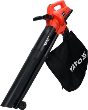 САДОВЫЙ ПЫЛЕСОС С АККУМУЛЯТОРНОЙ ВОЗДУХОДУВКОЙ YATO 2x18 В, 45 Л КОРПУС