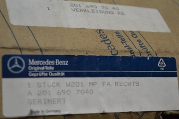 фото thumb №10, Mercedes w201 190 планка двері права перед