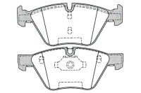 фото thumb №1, Lpr комплект тормозных колодок ham. перед bmw 5 e60 , 5 e61