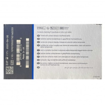 Линзы Biofinity 6 шт мощность -5,75 ВС 8,6.