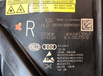 фото thumb №11, Фара audi a6 a7 rs6 rs7 c8 4k8 laser праві 2018-2021 4k8941086f