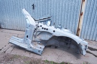 фото thumb №1, Лонжерон порог правый mercedes sl r230 цвет 197