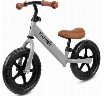 KIDWELL REBEL GREY БАЛАНСОВЫЙ ВЕЛОСИПЕД ЛЕГКИЕ РЕГУЛИРУЕМЫЕ КОЛЕСА 12, 80–120 см