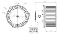 фото thumb №2, Повітродувка вентилятор обдув 34275 nrf hyundai