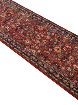 CHODNIK ANTYPOŚLIZGOWY Bordo Drobne Kwiaty 80cm