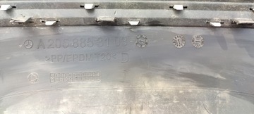 фото thumb №11, Дифузор бампера зад mercedes c-klasa 205 amg