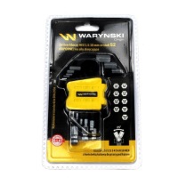 НАБОР ШЕСТИГРАННЫХ КЛЮЧЕЙ 1 5-10 ММ 9 ШТ. ШЕСТИГРАННЫЕ КЛЮЧИ WARYŃSKI