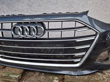 фото thumb №9, Audi a4 b9 рестайлинг 2020- 8w0807437ah бампер перед решётка радиатора