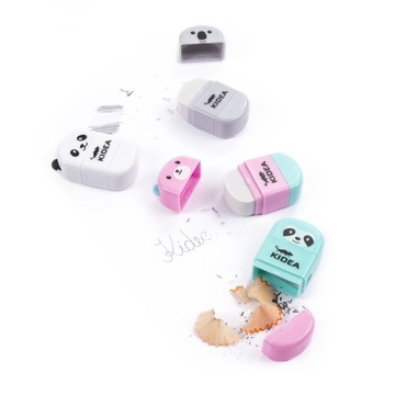 Точилка KIDEA BEAR PINK с ластиком
