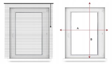 ŻALUZJE ALUMINIOWE NA WYMIAR KOLORY 100x170