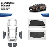 фото thumb №15, Шторки захисні накладки infiniti q30 5d 16- захисні накладки ролети сонцезахисний