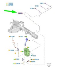 фото thumb №5, Wąż распылителя стекло ford kuga c250 mk2 оригинальный 2274084
